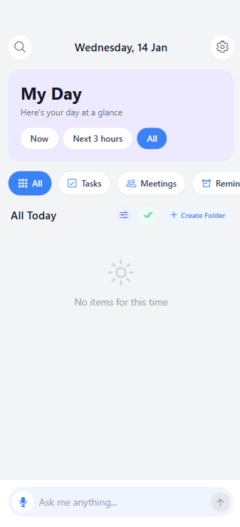 MyDay Voice Task Manager App